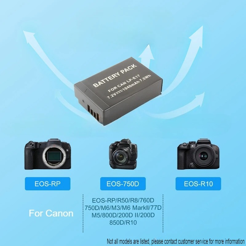 بطارية جديدة LP-E17 بسعة 1040  - مراجعة Canon Camera Eos R50 وسعره